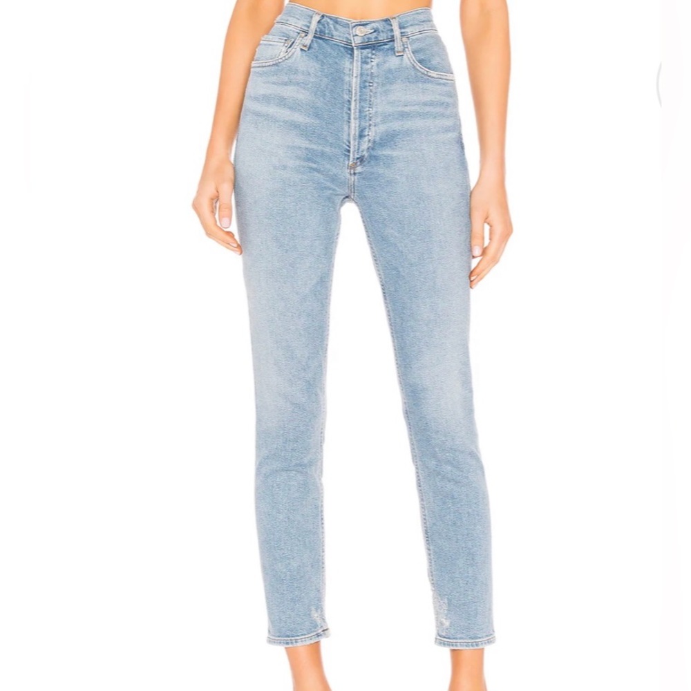 AGOLDE Nico High Rise Slim Fit in Embark (27)